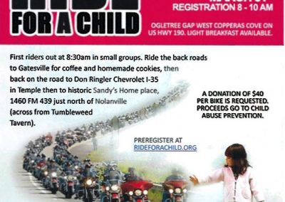 Ride for a Child Flyer