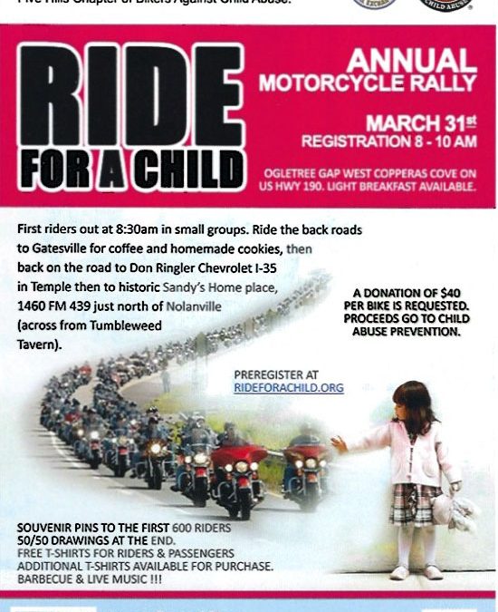 Ride for a Child Flyer