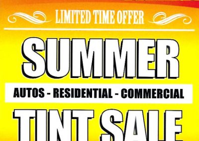 My Tint Masters Summer Sale Flyer