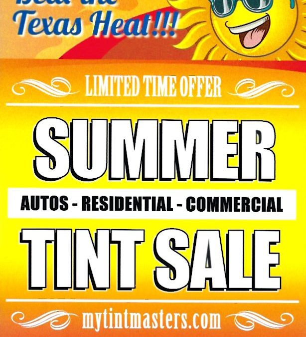 My Tint Masters Summer Sale Flyer