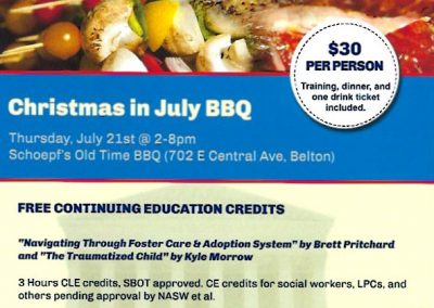Christmas in July Flyer