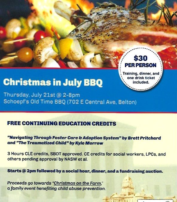 Christmas in July Flyer