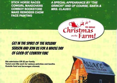 Christmas on the Farm Flyer